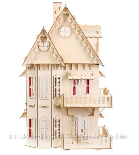 Деревянный конструктор Polly Кукольный домик ДК-1 - фото 1 - id-p108521945