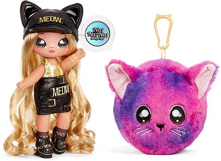 MGA Entertainment Мягкая кукла Na! Na! Na! Surprise Саша Скретч кошечка 3 серия 571711, фото 2
