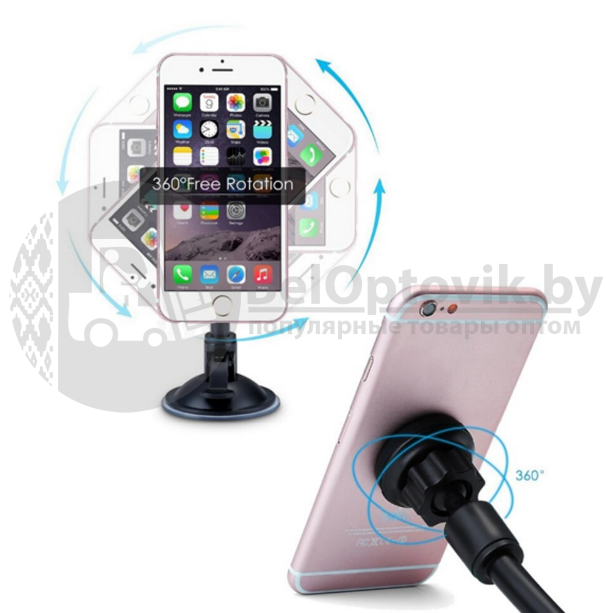 Магнитный держатель для смартфона/планшета на лобовое стекло Mobile Phone CAR Holder QY-014 - фото 7 - id-p133994744