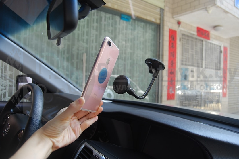 Магнитный держатель для смартфона/планшета на лобовое стекло Mobile Phone CAR Holder QY-014 - фото 9 - id-p133994744