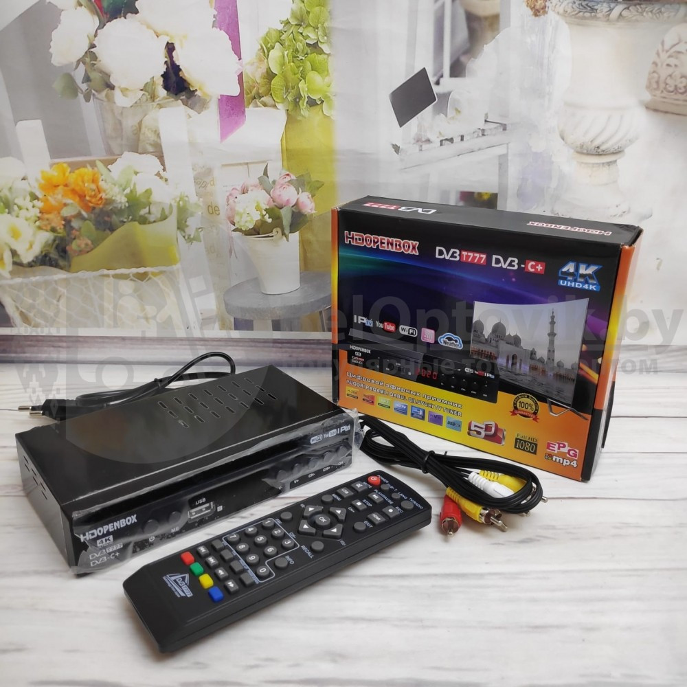 Цифровой ресивер (приставка) наземного вещания HD-Openbox DVB-T777 DVB C 4K UHD4k - фото 2 - id-p133998741