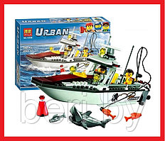 10646 Конструктор BELA Urban «Рыболовный катер», 160 деталей, аналог LEGO City 60147