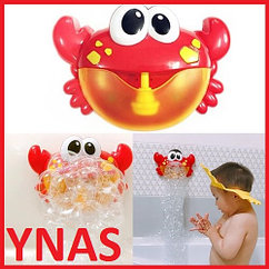Краб для ванной пускающий пузыри звук арт. 2401 детские мыльные пузыри, набор пузырей детская игрушка