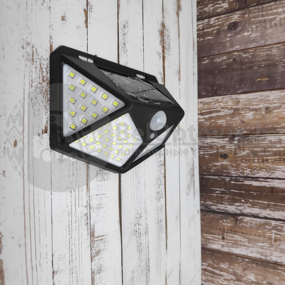 Светильник с датчиком движения на солнечной батарее 100 LED Solar Interaction Wall Lamp - фото 4 - id-p134007235