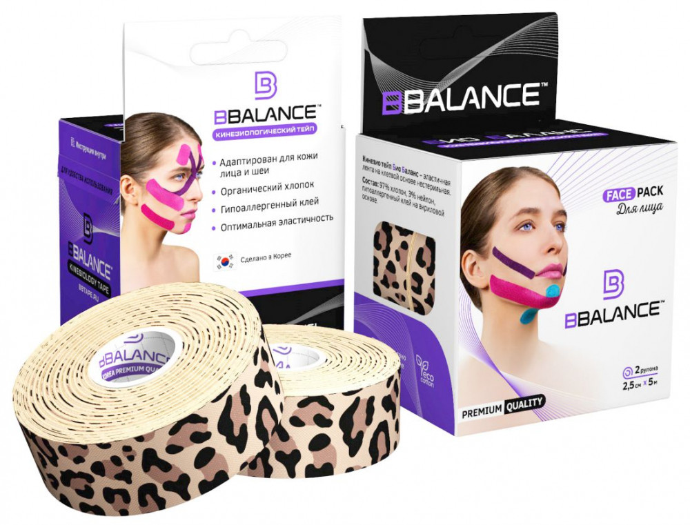 Кинезио тейп BBTape Face Pack (Корея) - фото 6 - id-p105779163