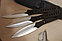 Набор метательных ножей Explorer, черная рукоять, фото 2