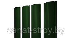 Штакетник Круглый 0,45 PE-Double RAL 6005 зеленый мох