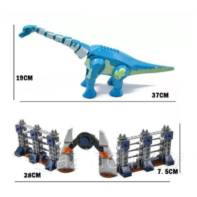 Конструктор 818 Animal Park 82133 Укрощение Динозавров (аналог Lego Jurassic World ) 485 деталей - фото 6 - id-p134008948