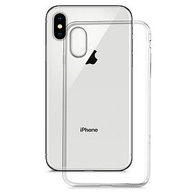 Силиконовый чехол для Apple iPhone XS Lux, прозрачный