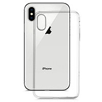 Силиконовый чехол для Apple iPhone X Lux, прозрачный