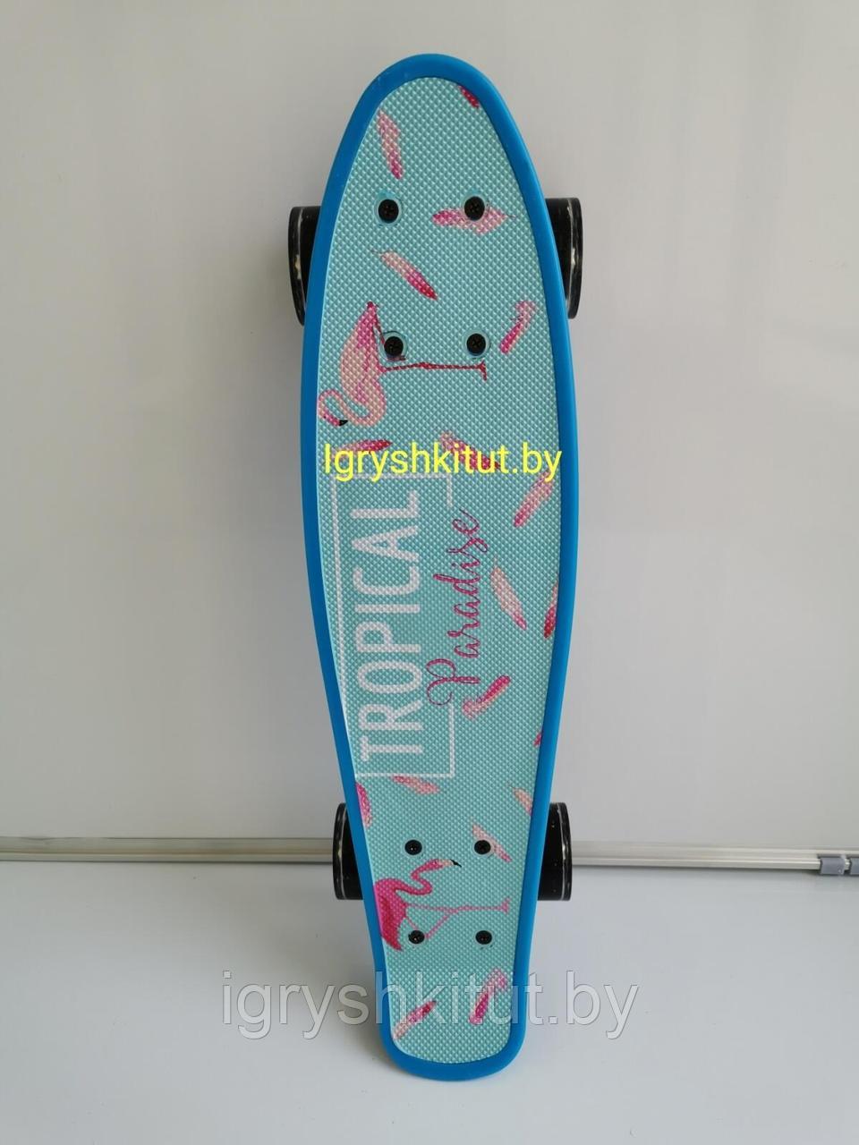 Скейтборд PENNY BOARD Пенниборд принт 22'' Свет принт в ассортименте - фото 2 - id-p134036569