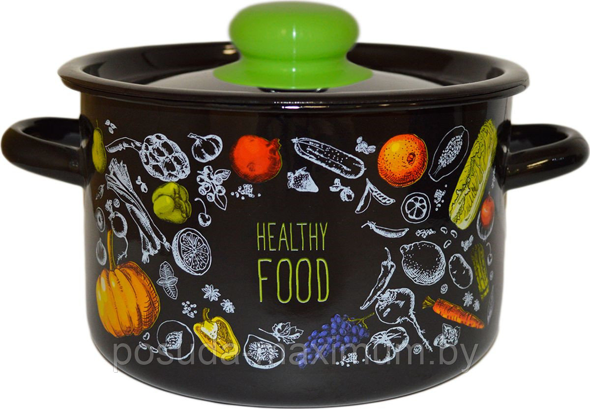 Кастрюля эмалированная 2,9 л Heaite food Appetite