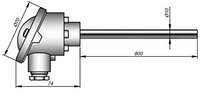Термометр сопротивления «ТСПТExi108-028»