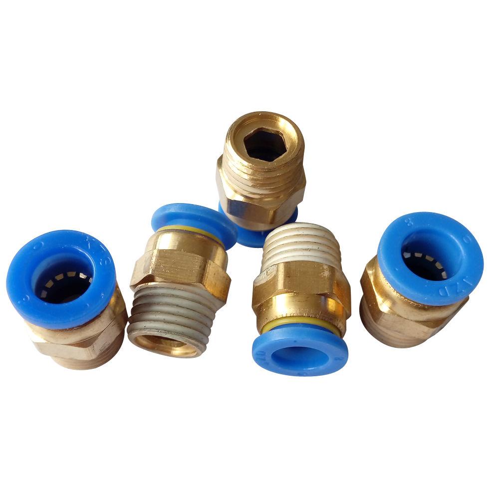 Фитинг зажимной 6мм 1/4" НР YPC06-02