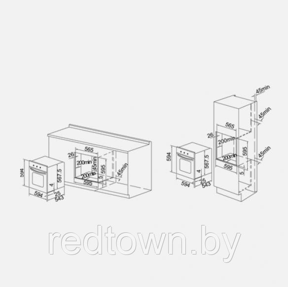 Духовой шкаф F 41 MR - фото 4 - id-p9707176