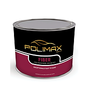 Шпатлевка автомобильная стеклонаполненная универсальная POLIMAX FIBER 4кг