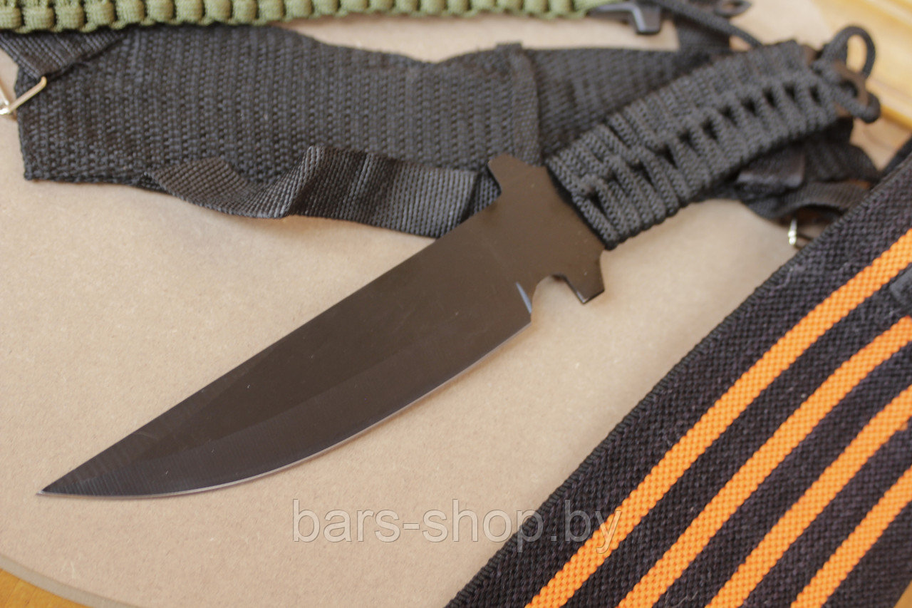 Нож походный Турист, черная обмотка - фото 4 - id-p134054984