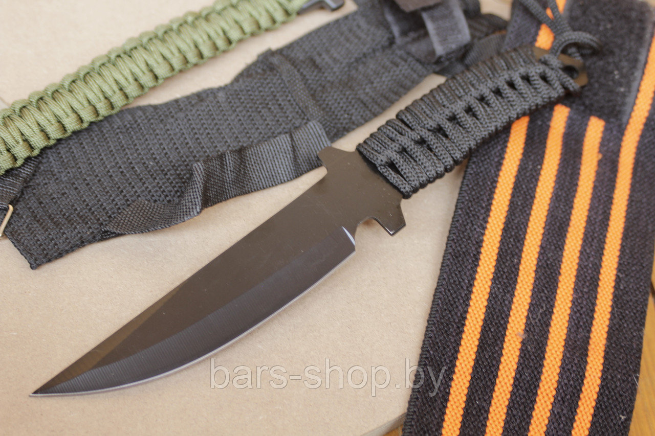 Нож походный Турист, черная обмотка - фото 5 - id-p134054984