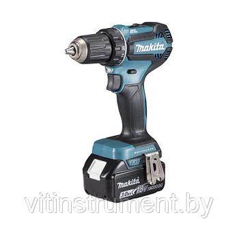 Аккум. дрель-шуруповерт MAKITA DDF 485 RF в чем. (18.0 В, 1 акк., 3.0 А/ч Li-Ion, 2 скор., 50 Нм)