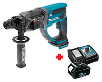 Аккум. перфоратор MAKITA DHR 202 RF в чем. (18.0 В, 1 акк., 3.0 А/ч Li-Ion, 1.9 Дж, вес 3.5 кг) (DHR202RF)