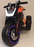 Детский электромобиль, мотоцикл RiverToys X222XX (желтый), фото 2