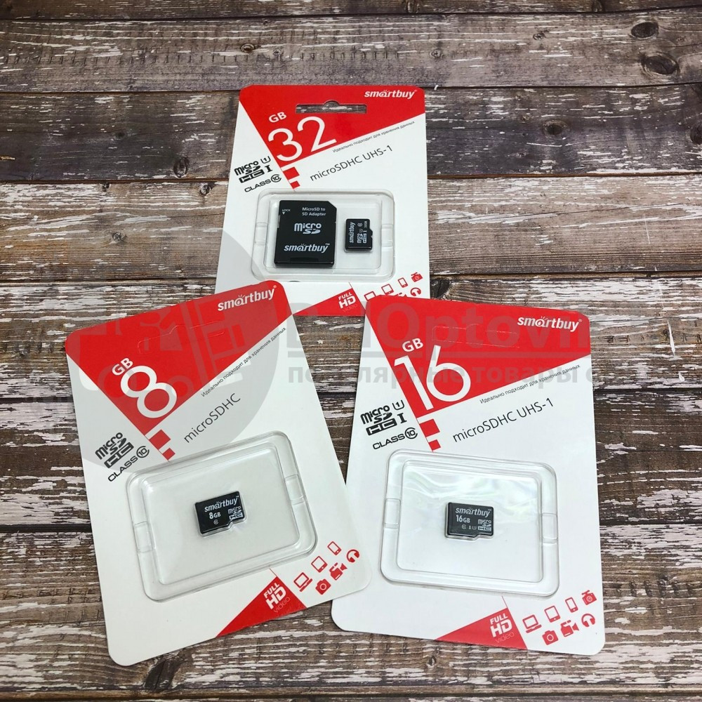 Карта памяти 8GB Smartbuy (Оригинал) micro SDНC 10 класс Без адаптера - фото 4 - id-p134091897