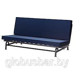 ЭКСАРБИ 3-местный диван-кровать, темно-синий, икеа