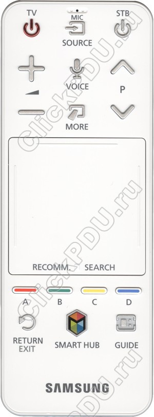 Пульт телевизионный Samsung AA59-00815A Smart(AA59-00775A) (AA59-00774A) Touch Control оригинал WHITE - фото 1 - id-p134104045