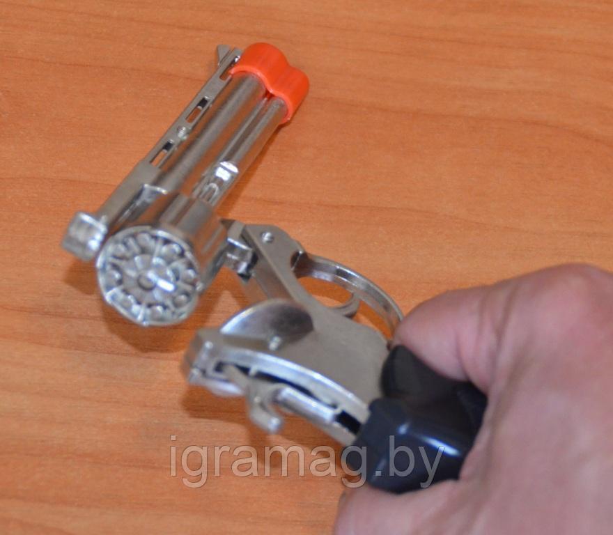 Пистолет "Револьвер" (метал, на пистонах) 170 мм - фото 3 - id-p133969986