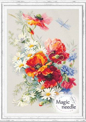 100-061 "Маки и ромашки"*, фото 2