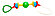 Разноцветная Погремушка-подвеска Непоседа РФ, фото 2