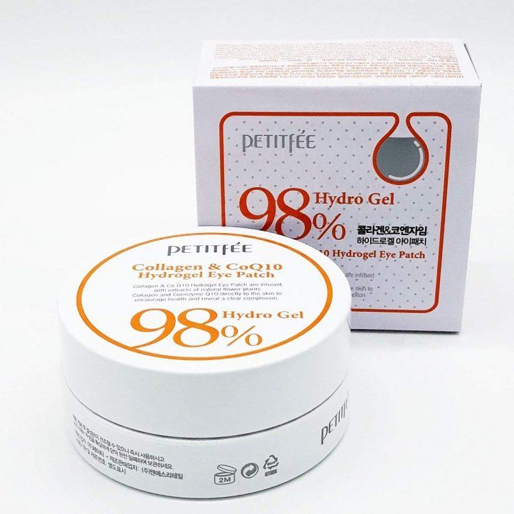 Гидрогелевые патчи с коллагеном и коэнзимом Q10 PETITFEE COLLAGEN & CO Q10 HYDROGEL ESSENCE Hydrogel Eye Mask
