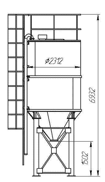 Силос цемента СЦ-22 ZZBO - фото 6 - id-p89107699