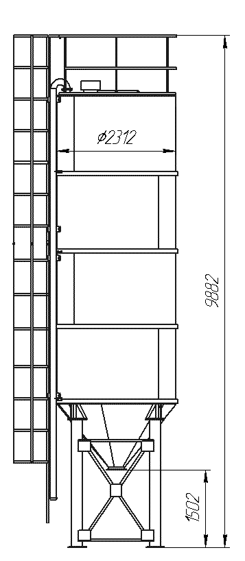 Силосы цемента СЦ-42 ZZBO - фото 6 - id-p89107701