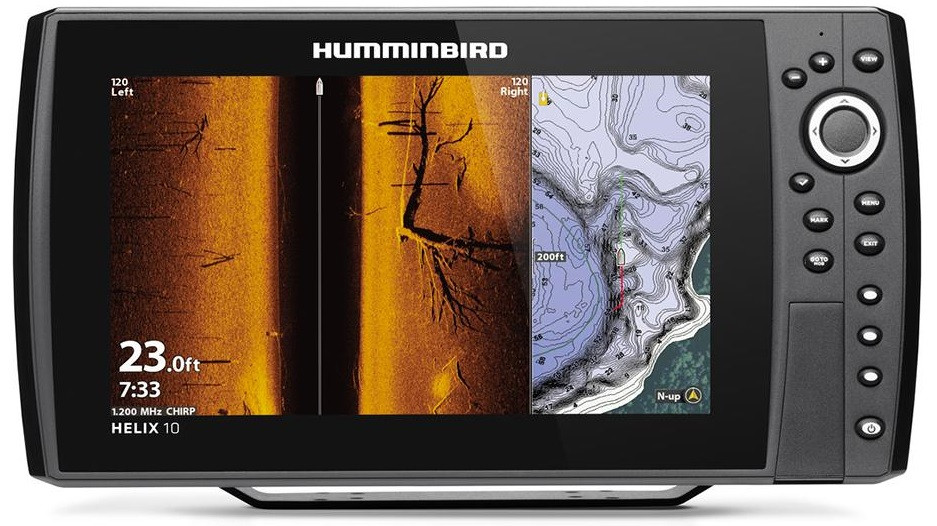Эхолот HUMMINBIRD HELIX 10X CHIRP MSI + GPS G3N - фото 1 - id-p134200005