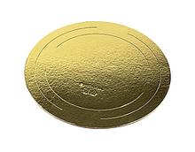 Подложка усиленная золото/жемчуг D 220 мм  Pasticciere  Толщина 1,5 мм ( 50 шт/упак)