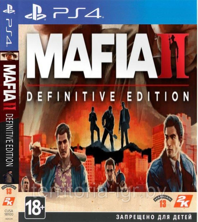 Mafia 2 Definitive Edition Sony PS4 (Русская версия) - фото 1 - id-p134200439