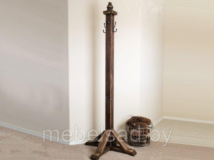 Вешалка напольная деревянная для одежды "Кобринская" 1,85 метра