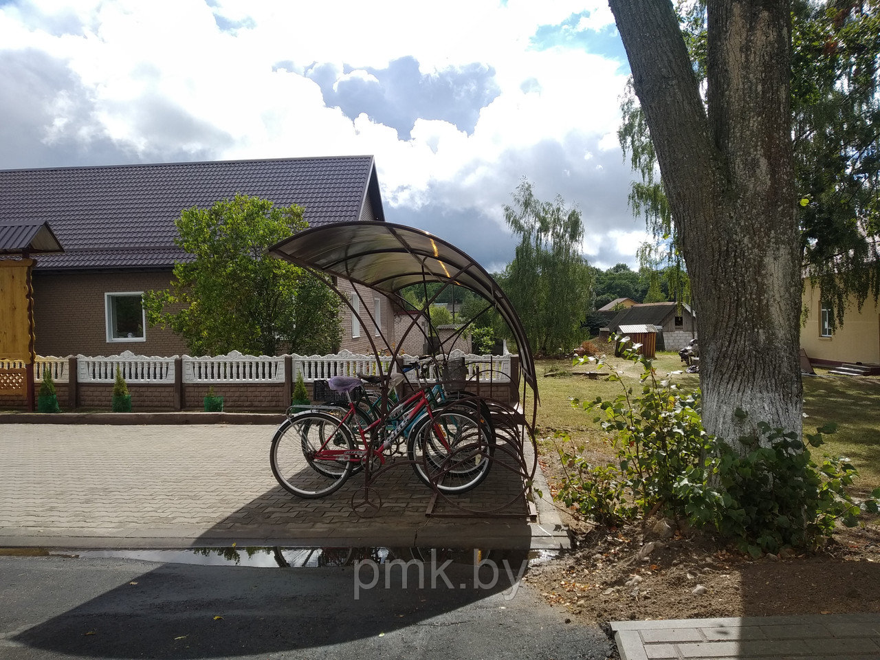 Велосипедная парковка с навесом - фото 1 - id-p134214408