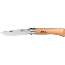 Нож Opinel №8, углеродистая сталь, рукоять из бука