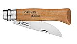 Нож Opinel №8, углеродистая сталь, рукоять из бука, фото 2
