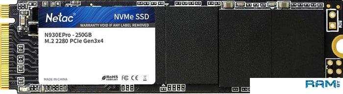 SSD Netac N930E PRO 128GB - фото 1 - id-p134232169