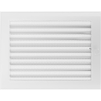 Решетка Kratki прямоугольная белая с жалюзи 22x30