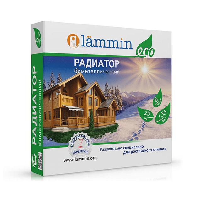Радиатор биметаллический Lammin ECO BM 500/80 - фото 7 - id-p134261385