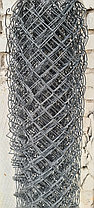 Сетка рабица в ПВХ 1.2 * 10 м яч 55*55 ф2.4 мм  "Серый графит", фото 2