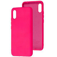 Силиконовый чехол Silicone Case малиновый для Xiaomi Redmi 9A