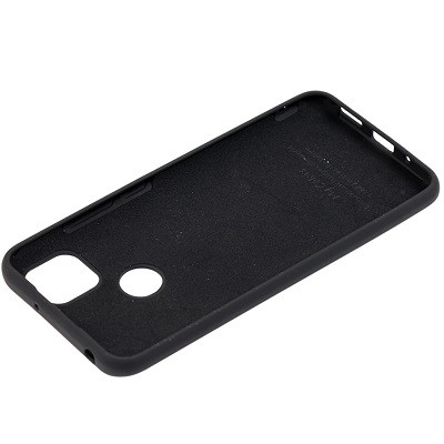 Силиконовый чехол Silicone Case черный для Xiaomi Redmi 9C - фото 2 - id-p134267916