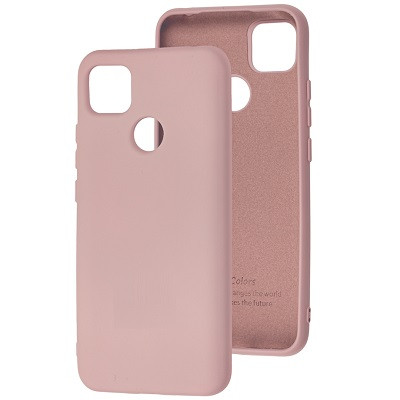 Силиконовый чехол Silicone Case светло-розовый для Xiaomi Redmi 9C - фото 1 - id-p134267918