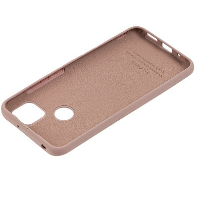 Силиконовый чехол Silicone Case светло-розовый для Xiaomi Redmi 9C - фото 2 - id-p134267918