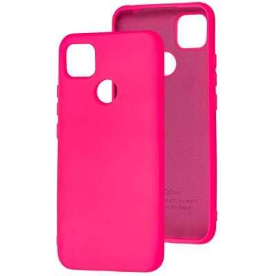 Силиконовый чехол Silicone Case ярко-розовый для Xiaomi Redmi 9C - фото 1 - id-p134267920